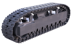 6040 mining shovel frame inspection – inside oblique view.