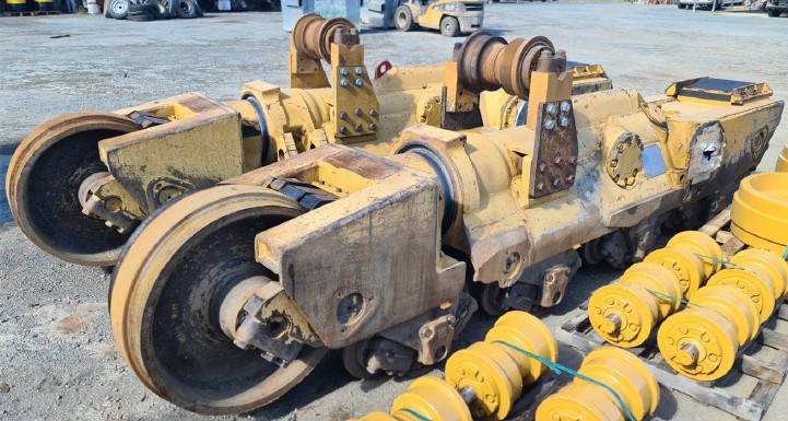 Undercarriage Inventory Components in the Yard ready to be used